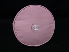 ■美品■ CHANEL シャネル ココマーク キャンバス マルチポーチ マルチケース 小物入れ レディース ライトピンク系 DL7124