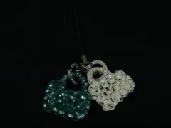 ANTEPRIMA アンテプリマ PVCワイヤー バッグモチーフ ストラップ キーホルダー チャーム レディース ホワイト系×グリーン系 DL7170