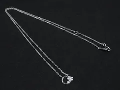 ■極美品■ VANDOME AOYAMA ヴァンドーム青山 SV925 ラインストーン ネックレス ペンダント アクセサリー シルバー系 DL7304