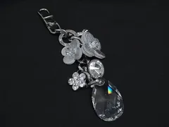 ANTEPRIMA アンテプリマ 花 フラワー ビジュー ラインストーン キーホルダー バッグチャーム レディース シルバー系 DL7342