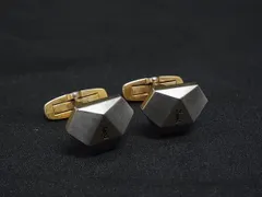 YVESSAINTLAURENT イヴサンローラン カフスボタン カフリンクス アクセサリー  ビジネス 紳士 メンズ レディース ゴールド系 DL7597