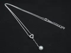 ■美品■ TASAKI タサキ NOEVIR 本真珠 アコヤ真珠 パール 約6mm SV925 ネックレス ペンダント アクセサリー シルバー系 DL7887