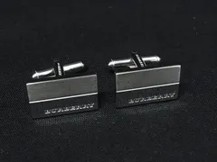 BURBERRY バーバリー カフスボタン カフリンクス ビジネス 紳士 メンズ シルバー系 DL7789