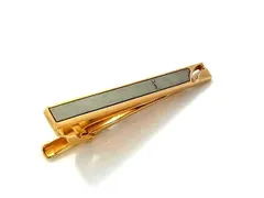 YVESSAINTLAURENT イヴサンローラン ネクタイピン タイクリップ アクセサリー ビジネス 紳士 メンズ ゴールド系×シルバー系 DL7443