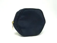 ChristianDior クリスチャンディオール Parfume キャンバス ポーチ マルチケース ネイビー系 DL5678