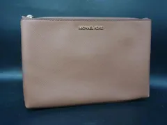 ■美品■ MICHAEL KORS マイケルコース レザー ポーチ マルチケース 小物入れ レディース ブラウン系 DL5719