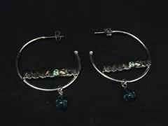 ANNASUI アナスイ ピアス アクセサリー レディース シルバー系×グリーン系 DL8611