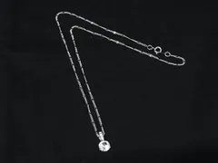 ■極美品■ SWAROVSKI スワロフスキー ラインストーン ネックレス ペンダント アクセサリー レディース シルバー系 DL8610