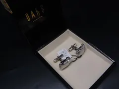 ■美品■ DAKS ダックス カフスボタン カフリンクス アクセサリー シルバー系 DL5838のサムネイル