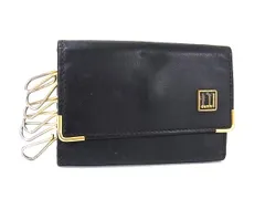 dunhill ダンヒル コンフィデンシャル レザー 6連 キーケース 鍵入れ メンズ ブラック系 DL8963