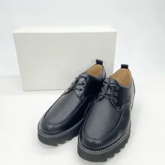 未使用 WYM LIDNM SHARK SOLE COMBINATION SHOES 箱付き サイズ：L ブラック【C5805-100】　size:L(27.5cm〜28cm)