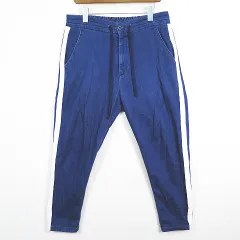 ザラマン ZARA MAN ソフトデニム イージーパンツ ライン L ブルー 0060/400 2sa7231