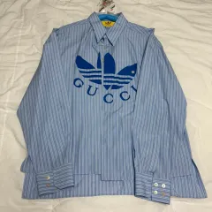 アディダス グッチ コラボ ストライプ シャツ