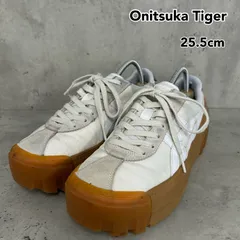 Onitsuka Tiger オニツカタイガー デレゲーション チャンク DELEGATION CHUNK 1183A585 スニーカー シューズ 厚底 25.5cm ホワイト 白 ガムソール ストリート カジュアル 美脚 ★ ■■