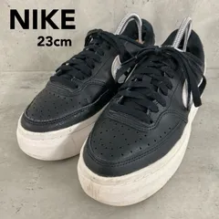 NIKE ナイキ コート ビジョン アルタ LTR 黒 ブラック 白 ホワイト スニーカー 23cm COURT VISION ALTA LTR DM0113-002 ローカット カジュアル ストリート 運動靴 シューズ 美脚 脚長 効果 ★ ■■