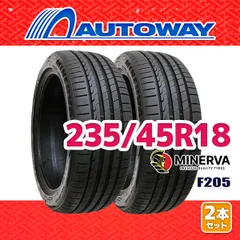 【AUTOWAY】 新品 235/45R18 サマータイヤ MINERVA F205 18インチ 2本セット 夏タイヤ オートウェイのサムネイル