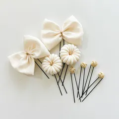 〔550〕七五三髪飾り　成人式　卒業式　結婚式　ヘアピン　ヘッドドレス