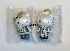 サンリオ ハローキティ 51周年 モノクロ モノトーン 誕生日 マスコット キーホルダー セット