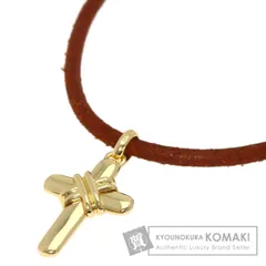 BVLGARI ブルガリ クロス チョーカー ネックレス K18YG レディース [中古]