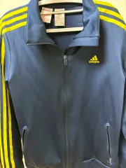 アディダス ネイビ 3本線 イェロー ジャージ 079