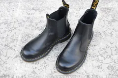 【極美品】Dr.Martens ドクターマーチン 2976 BEX サイドゴア チェルシーブーツ 黒 ブラック UK6 / 25.0cm【W3481】