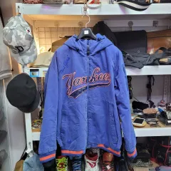 MLB NEW YORK YANKEES WHO フード ブルゾン アウター スタジアム ジャケット