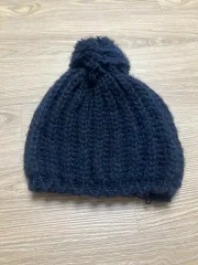 ブラックファー ケーブル編み バケットハット 帽子