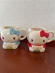 ハローキティ＆ファミリー 陶器製 マグカップ 4点セット - メルカリ