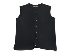 CHROME HEARTS クロムハーツ カシミヤ ニット ボタンベスト サイズＬ 黒 美品 中古 4b010874のサムネイル