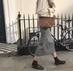 新品VEGETABLE ウールスカート