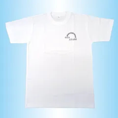 【値下げ品・新品】OLEES   体操服　Tシャツ半袖　白　学校名マーク入　アウトレット品　（旧）太田市立旭中学校【送料込み】