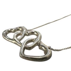 Tiffany&Co.】 ティファニー トリプルハート ネックレス SV925 3.5g
