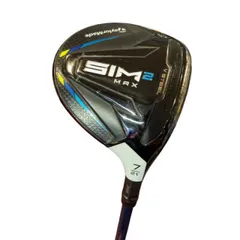 【中古】 テーラーメイド SIM2 MAX 7W フェアウェイウッド FW TENSEI BLUE TM50(SIM2 FW) (フレックスR) メンズ 男性用 右利き 右用 Cランク ゴルフクラブ