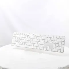 ソフマップ 〔中古品〕 Appleシリコン搭載Macモデル用Touch ID搭載 Magic Keyboard テンキー付き 英語 US ホワイトキー【377】