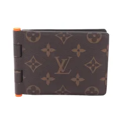 ルイ・ヴィトン LOUIS VUITTON 二つ折り財布 ポルトフォイユ ミュルティプル ヒンジ M67450 キャンバス ポルトフォイユ・ミュルティプル ヒンジ メンズ Used A