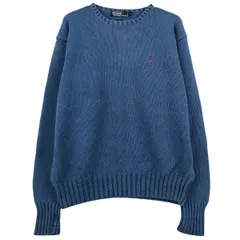 古着 ラルフローレン Ralph Lauren POLO by Ralph Lauren コットンニットセーター メンズXL相当/eaa608101