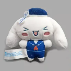 【中古】ぬいぐるみマスコット・ぬいぐるみバッジ シナモロール(青セーラー) マスコット ～マリンスタイル～(EX) 「初音ミク×シナモロール」