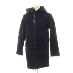 【中古】ジースターロウ G-STAR RAW ストレッチデニム フーデッドコート ブラック【サイズXS】【メンズ】