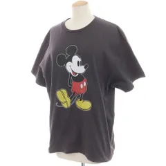 【中古】ビーミング ライフストア バイ ビームス B:MING LIFE STORE by BEAMS × Disney × SPORTS WEAR コットン クルーネック 半袖Ｔシャツ ダークグレー【サイズL】【レディース】