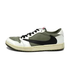 ナイキ NIKE × トラヴィス スコット Travis Scott 【 AIR JORDAN 1 DM7866 200 】 エア ジョーダン 1 レトロ ロー OG リバース オリーブ スニーカー 47577