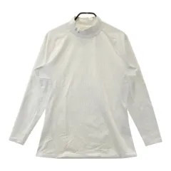 サイズ：XL UNDER ARMOUR アンダーアーマー  裏微起毛ハイネック 長袖Tシャツ  ホワイト系 [240101616110] ゴルフウェア メンズ ストスト