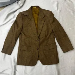 BURBERRYS バーバリーズ　テーラードジャケット　レディース　日本製　11号サイズ　ヴィンテージ品　希少　ベージュ　茶色