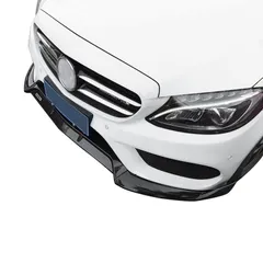 【送料無料】15-21年式 メルセデス?ベンツCクラス W205 バボスフロントリップスポイラー 大型バンパー スポーツパーツ 3種カラー選択可能ZX09