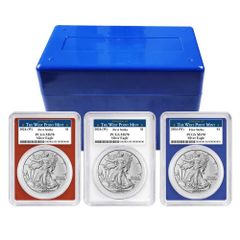 2022年 (W) 1ドル アメリカン シルバー イーグル PCGS MS70 FS ブルー