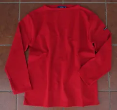 特価！2026年度入荷分・セントジェームスの名作・永遠不滅の定番カットソー！厚手コットン素材＆ソリッドカラー版！SAINT・JAMES（FRANCE）ウエッソン・ソリッド（レッド）