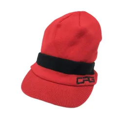 CPG GOLF シーピージーゴルフ  ニットキャップ  レッド系 ONE [240101612145] ゴルフウェア ストスト