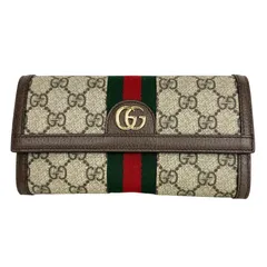 【GUCCI】グッチ GGスプリーム オフィディア コンチネンタルウォレット 523153 二つ折り 長財布 財布 ロングウォレット レディース 【中古】 USED-S 【9356】