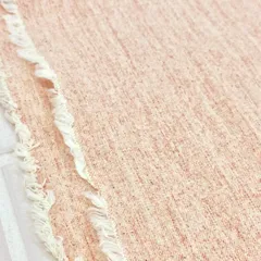 1m　32400-2　ピンク　生地 無地 スペック ダンガリー 綿 先染め くすみカラー コットン 袋物 布 布地 110cm幅