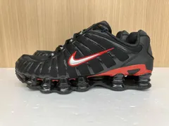 NIKE ナイキ SHOX TL ショックスTL CN0151-003 スニーカー 28 ブラック レッド メタリックシルバー 通年