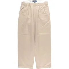 古着 ラルフローレン Ralph Lauren POLO by Ralph Lauren ANDREW PANT ツータック チノパンツ メンズw32相当/eaa458647